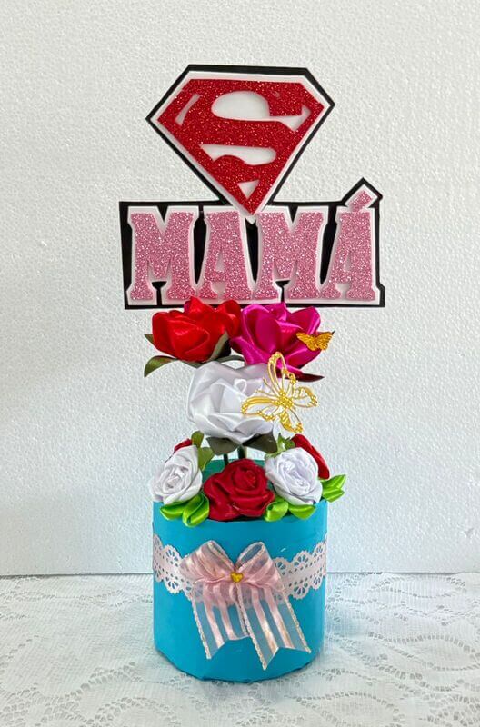 Súper mamá rosado